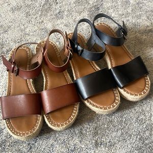 Wedge sandal bundle